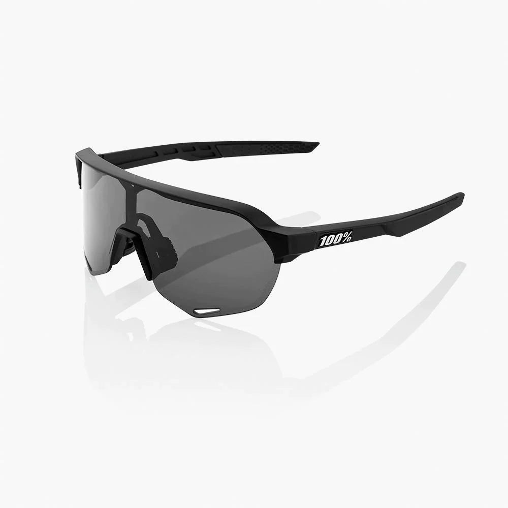 100% S2 Sunglasses - Soft Tact Black / Smoke Lens – Stinger Sports