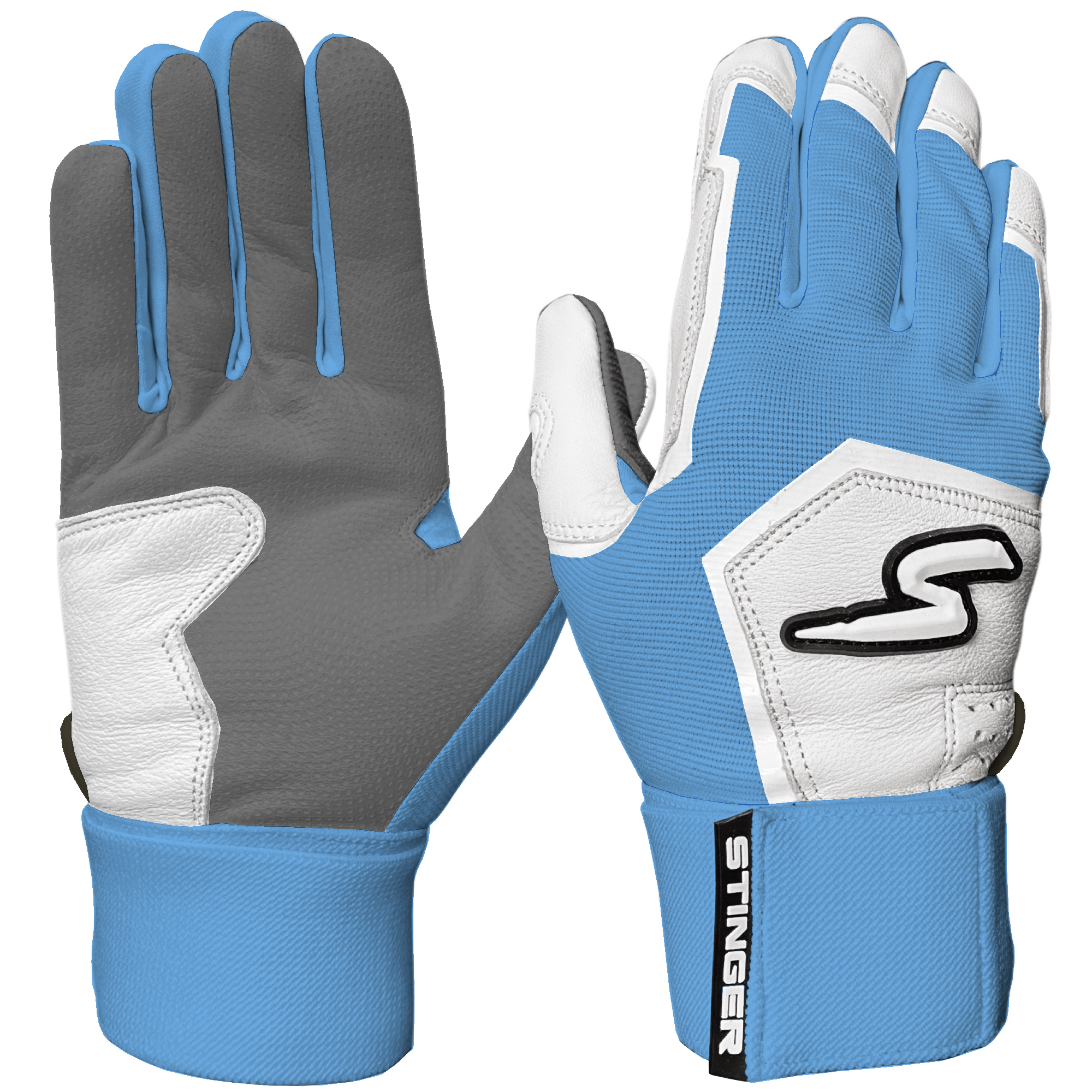 Baby Blue Baseball Truth Batting Gloves