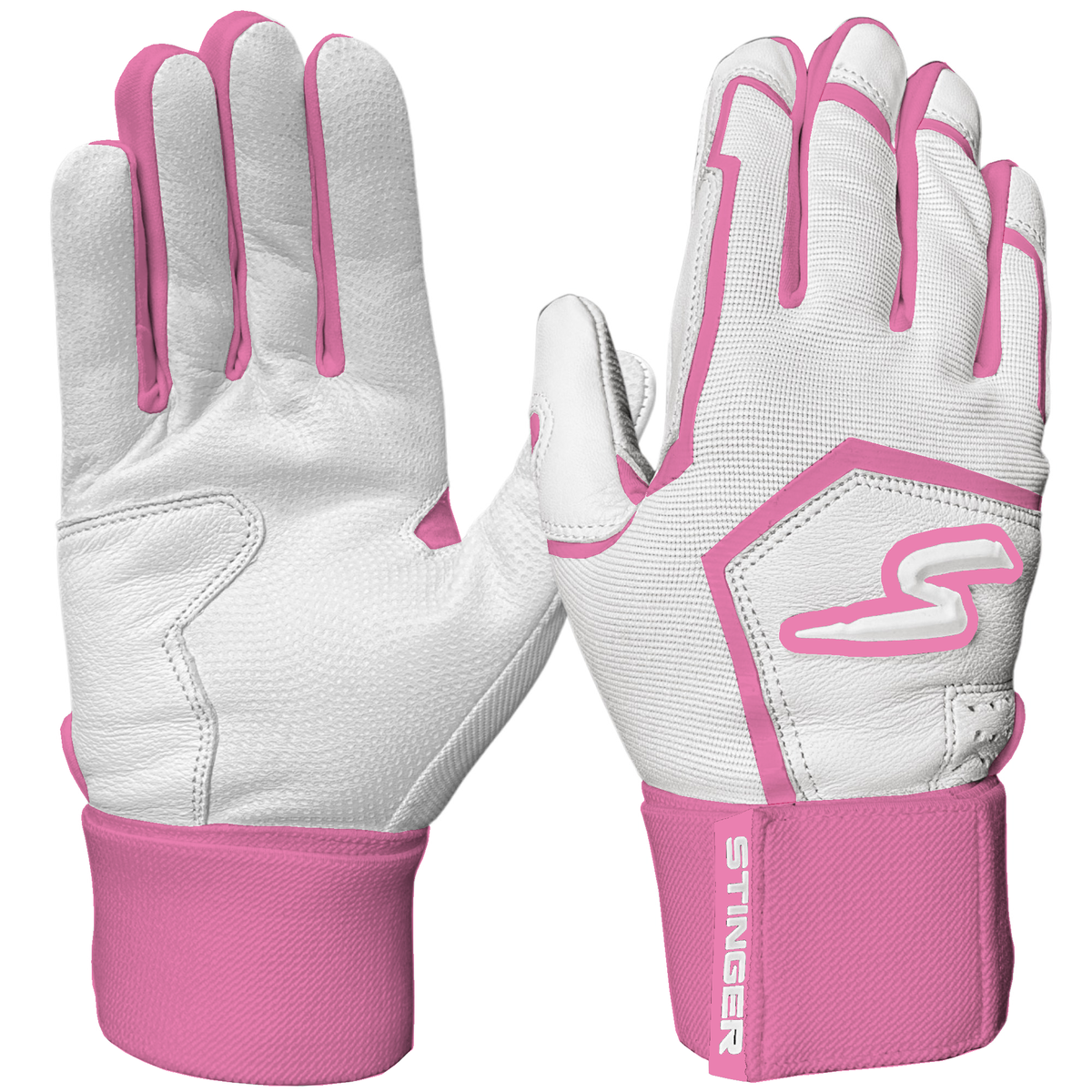 Pink camo hot sale batting gloves