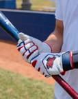 Sting Squad Batting Gloves - Red, White & True