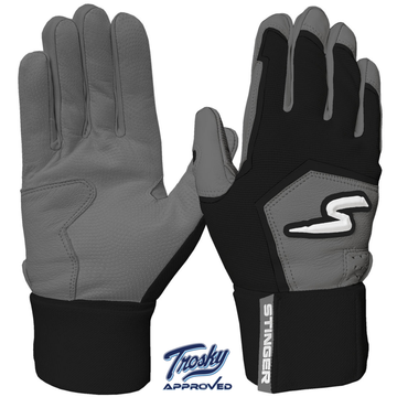 Winder Series Batting Gloves - Graphite & Black