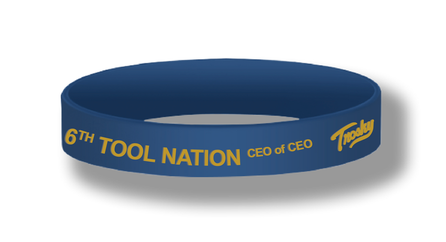 6TH Tool Navy - CEO of CEO - Wristbands (set of 5)