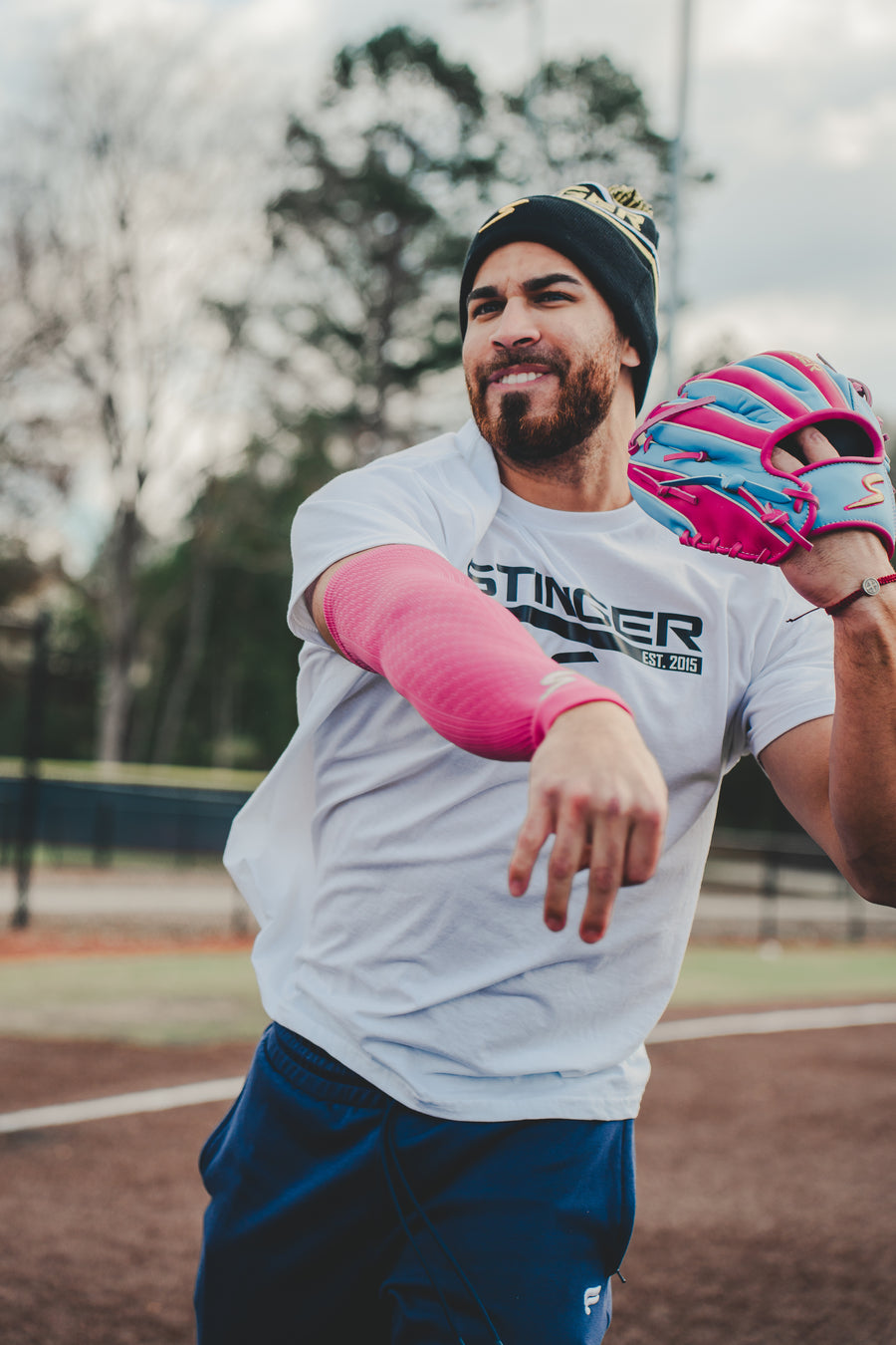 Stinger Premium Arm Sleeve - Pink