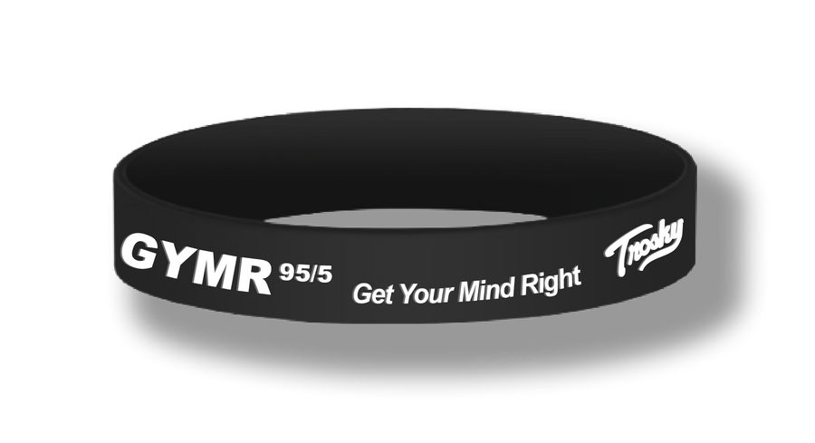 GYMR 95/5 - Get Your Mind Right - Wristband (set of 5)