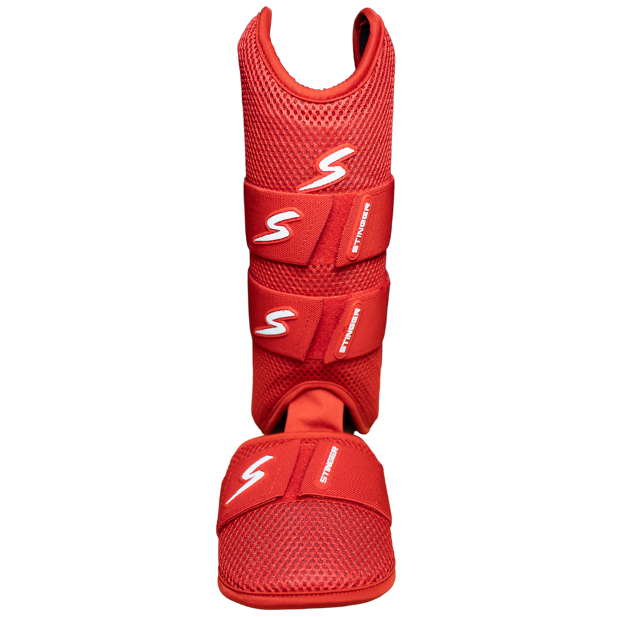 Stinger Select Leg Guard - RED