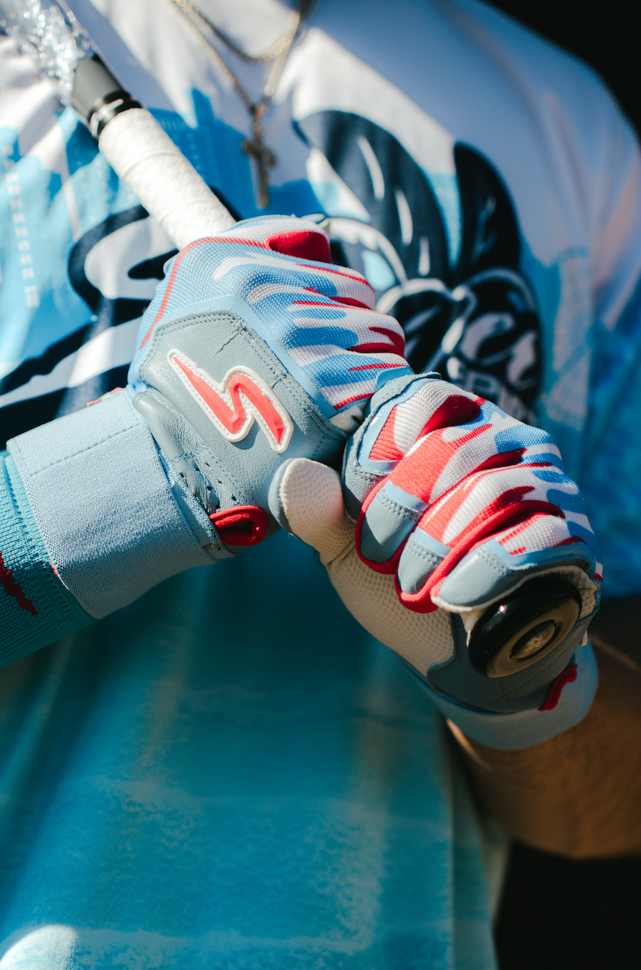 Winder Series Batting Gloves - Bombs Pop