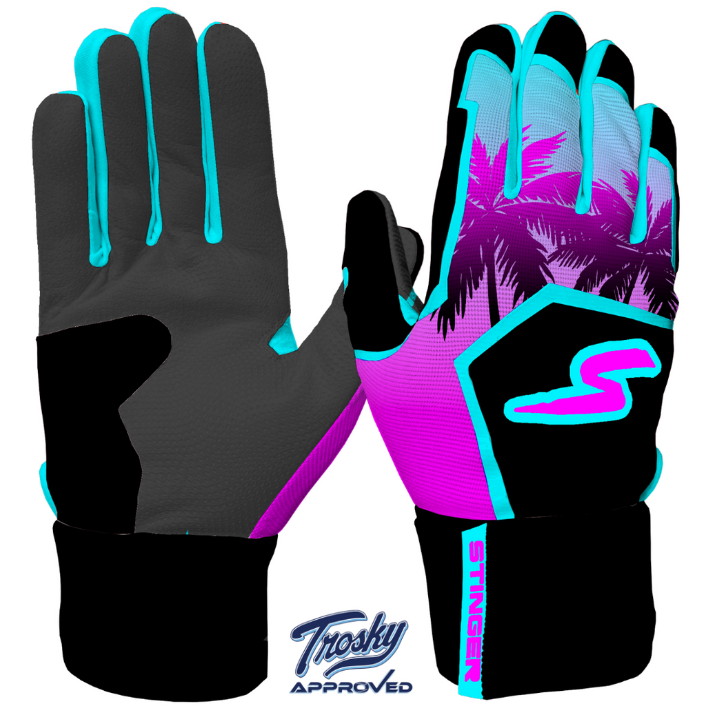 Winder Series Batting Gloves - Miami Nights