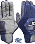 Color Crush Batting Gloves - Navy