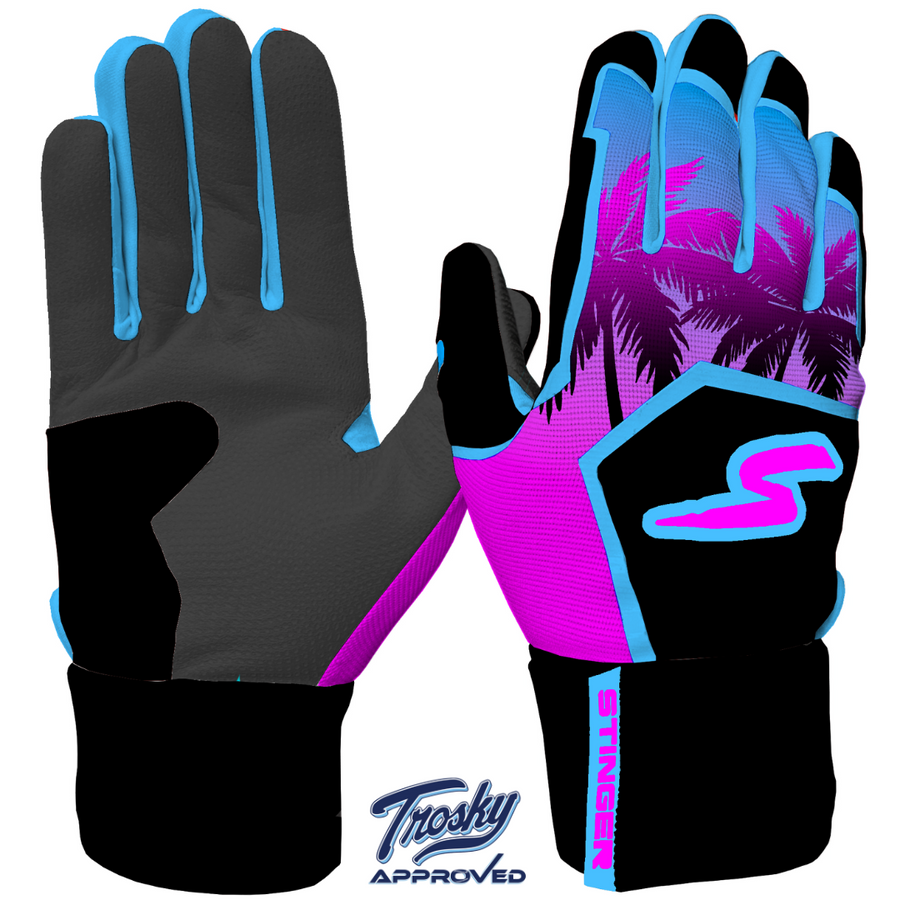 Winder Series Batting Gloves - Miami Nights