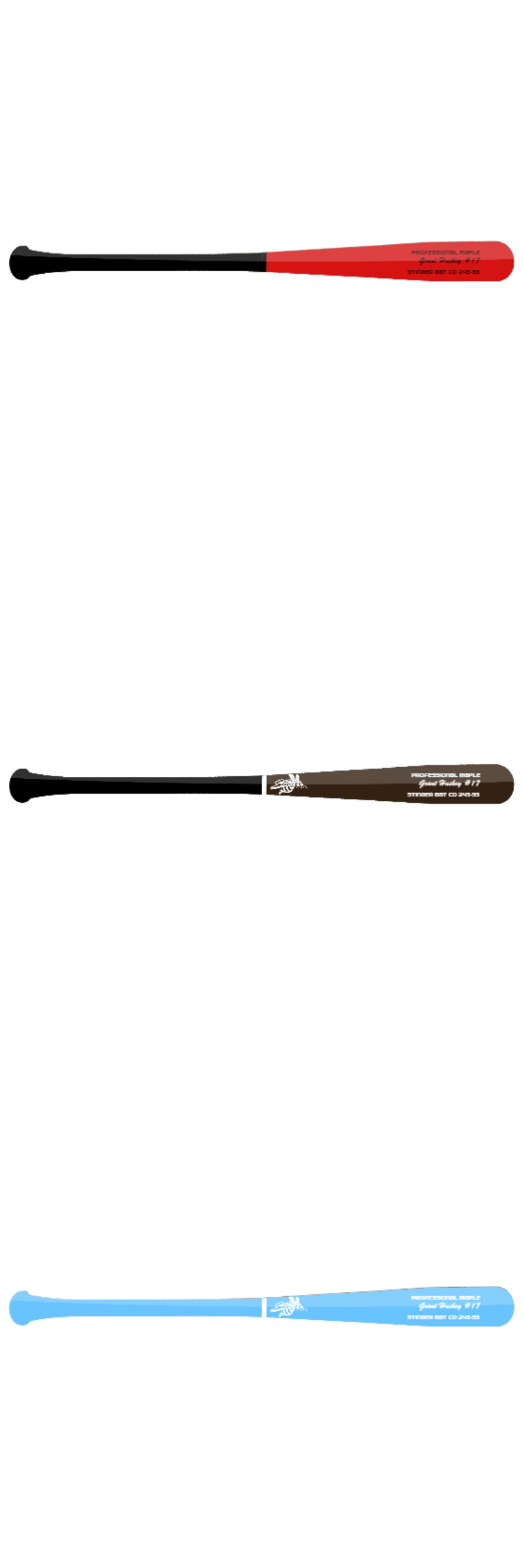 Custom Stinger Prime Series - Pro Grade Wood Bat (3 Pack) - Customer's Product with price 358.99 ID EYPXZo8QVZaKAKRg_Hy6ZMHm