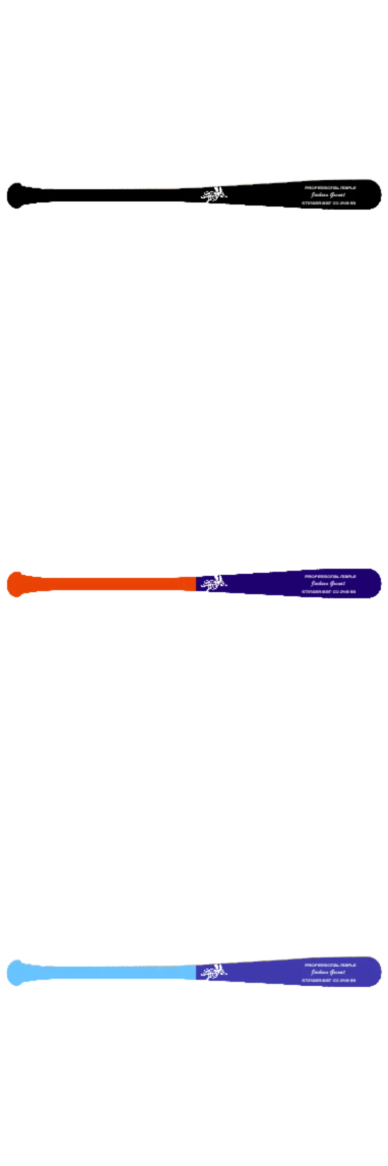 Custom Stinger Prime Series - Pro Grade Wood Bat (3 Pack) - Customer's Product with price 268.99 ID at7zwNbXvZ54-EaQdUsNPuAy