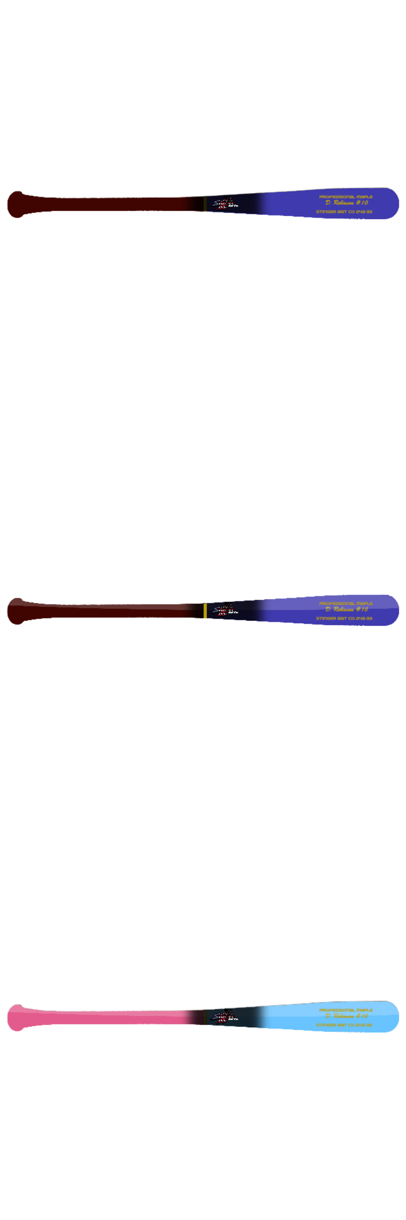 Custom Stinger Prime Series - Pro Grade Wood Bat (3 Pack) - Customer's Product with price 403.99 ID 5JLf2Bqdno7nziUeNWtlqa0B