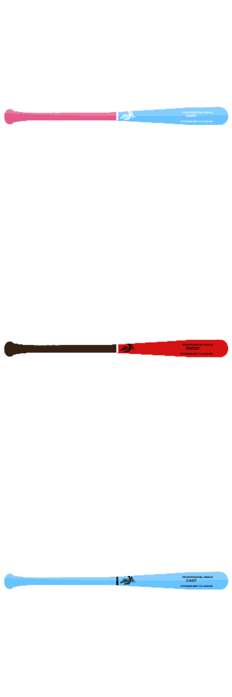 Custom Stinger Prime Series - Pro Grade Wood Bat (3 Pack) - Customer's Product with price 358.99 ID GR4V4qYaHuCrfe1NZoZSe45Z