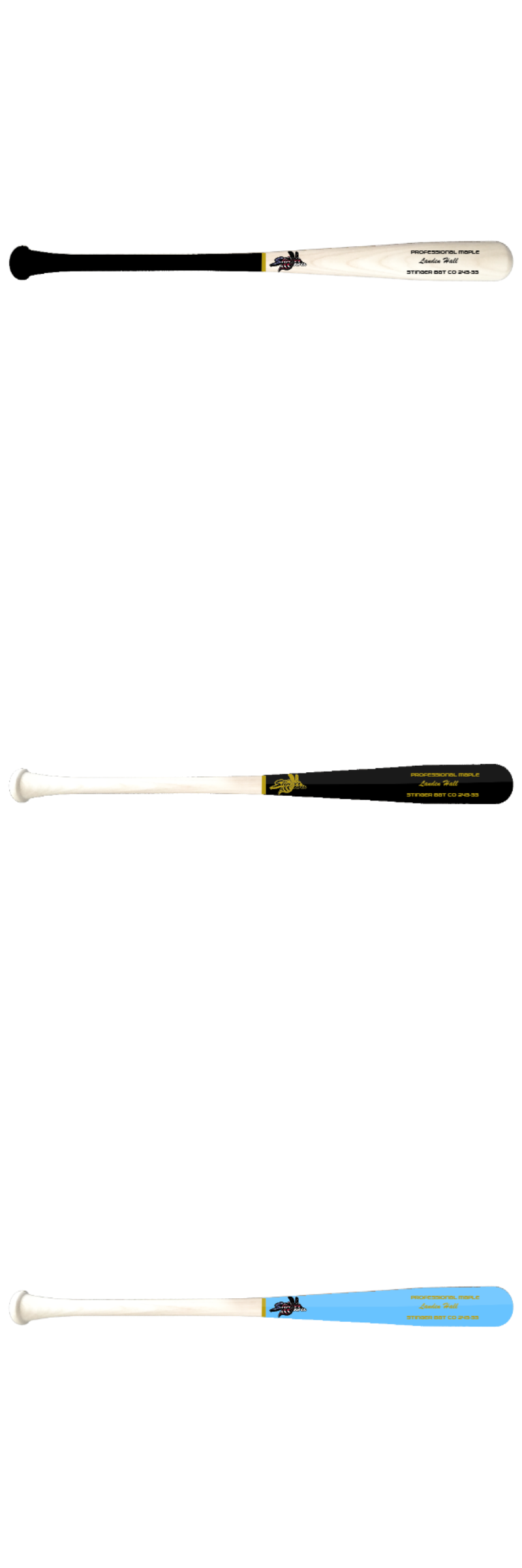 Custom Stinger Prime Series - Pro Grade Wood Bat (3 Pack) - Customer's Product with price 358.99 ID QFK998s94FXSrMYApY48qn6f