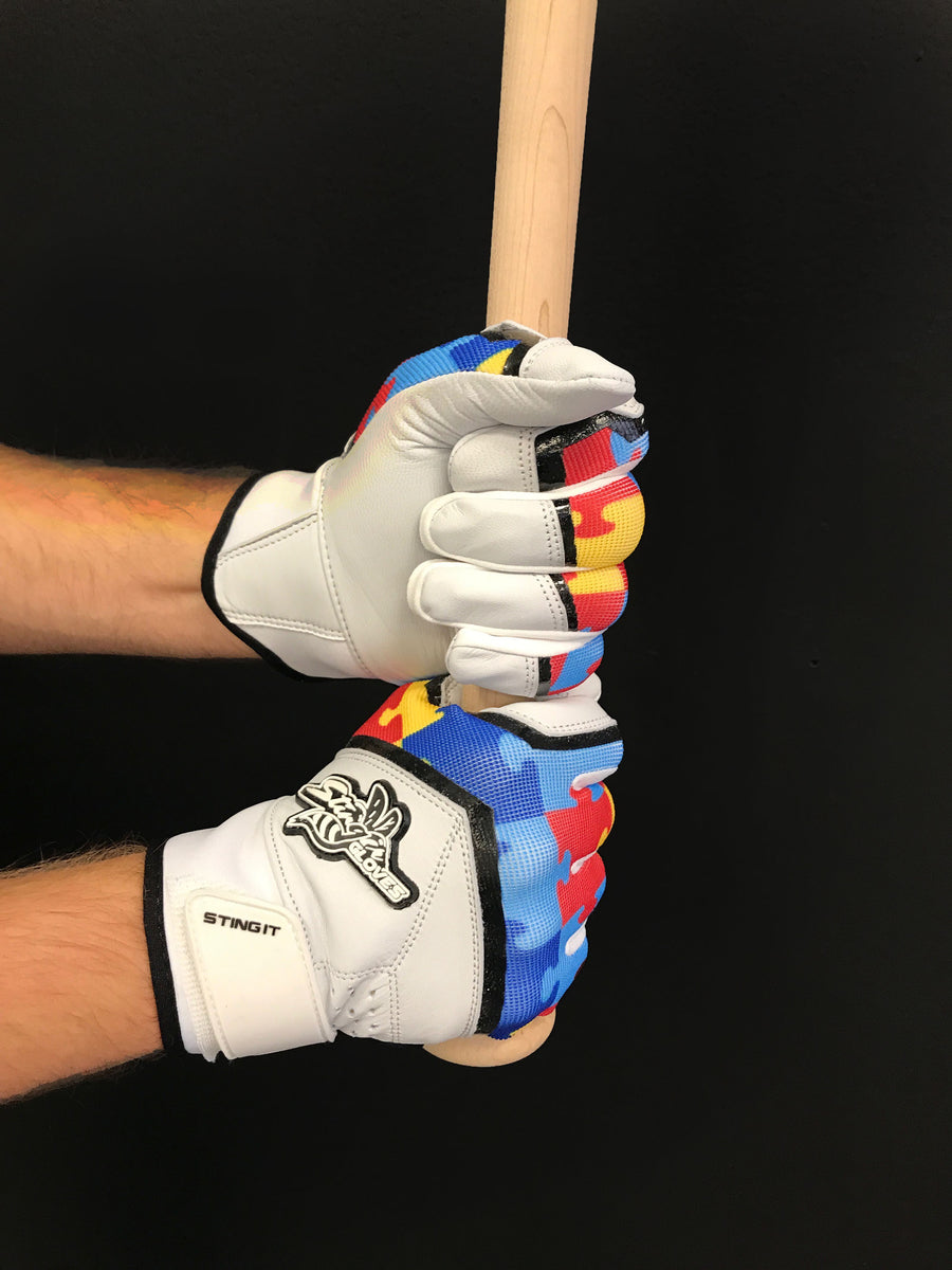 Sting Squad Batting Gloves - Autism Awareness