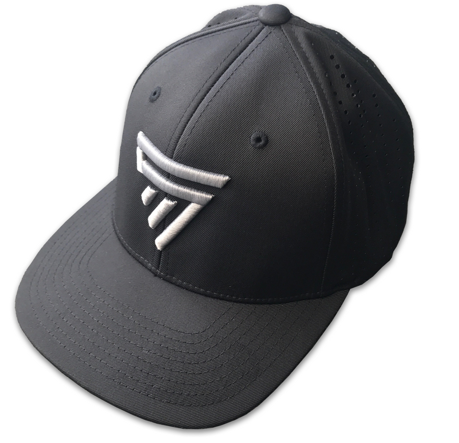 Stinger Black Steel Perforated Flex Fit Hat – Stinger Sports